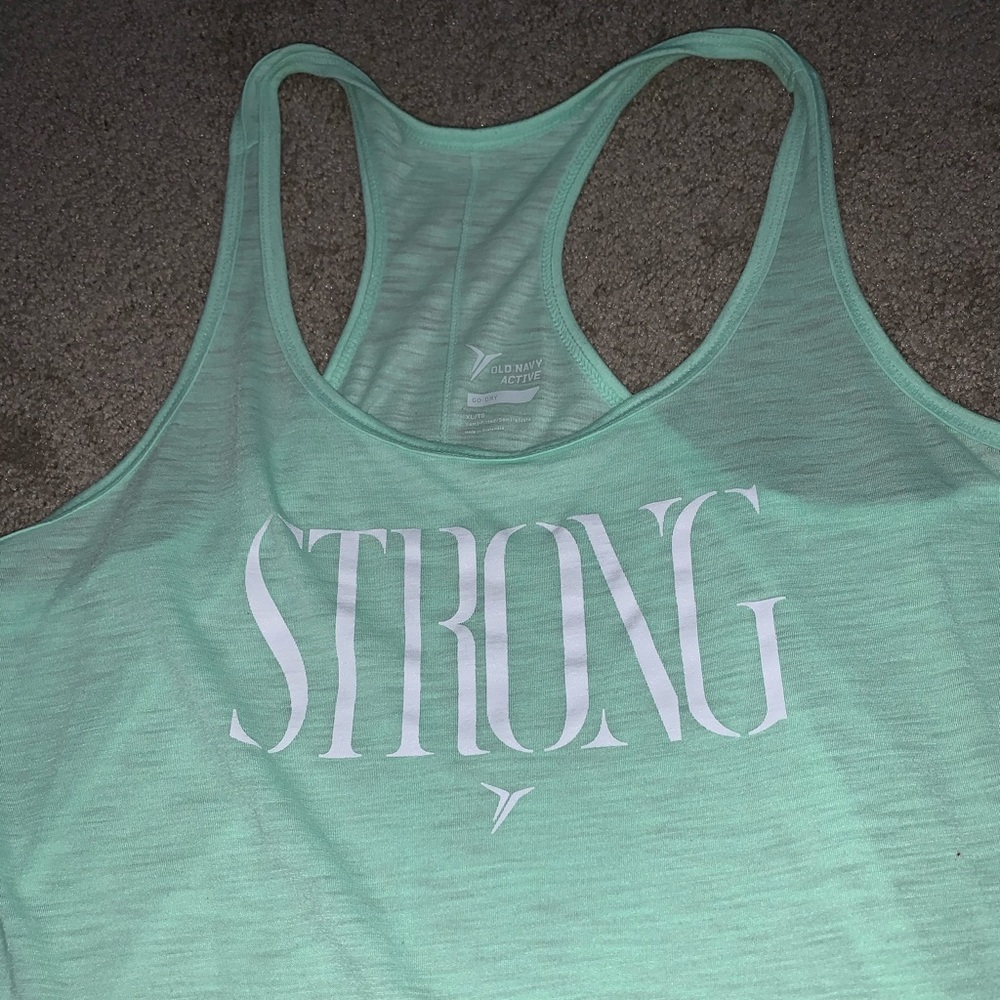Old Navy STRONG Racerback Tank - Picture 2 of 4